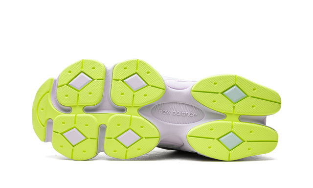 NB 9060 White, Silver Metallic, and Taro