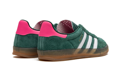 AD Gazelle Indoor Collegiate Green Lucid Pink