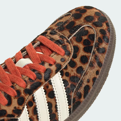 AD Samba Women's Red Leopard Sneakers