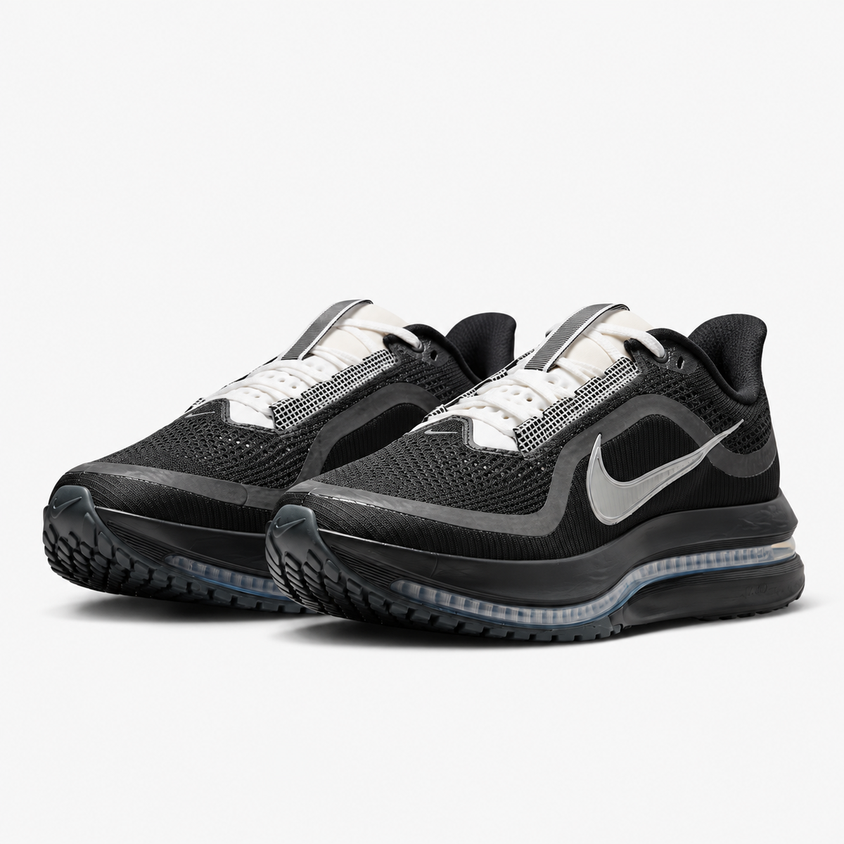 Black/White/Metallic Silver