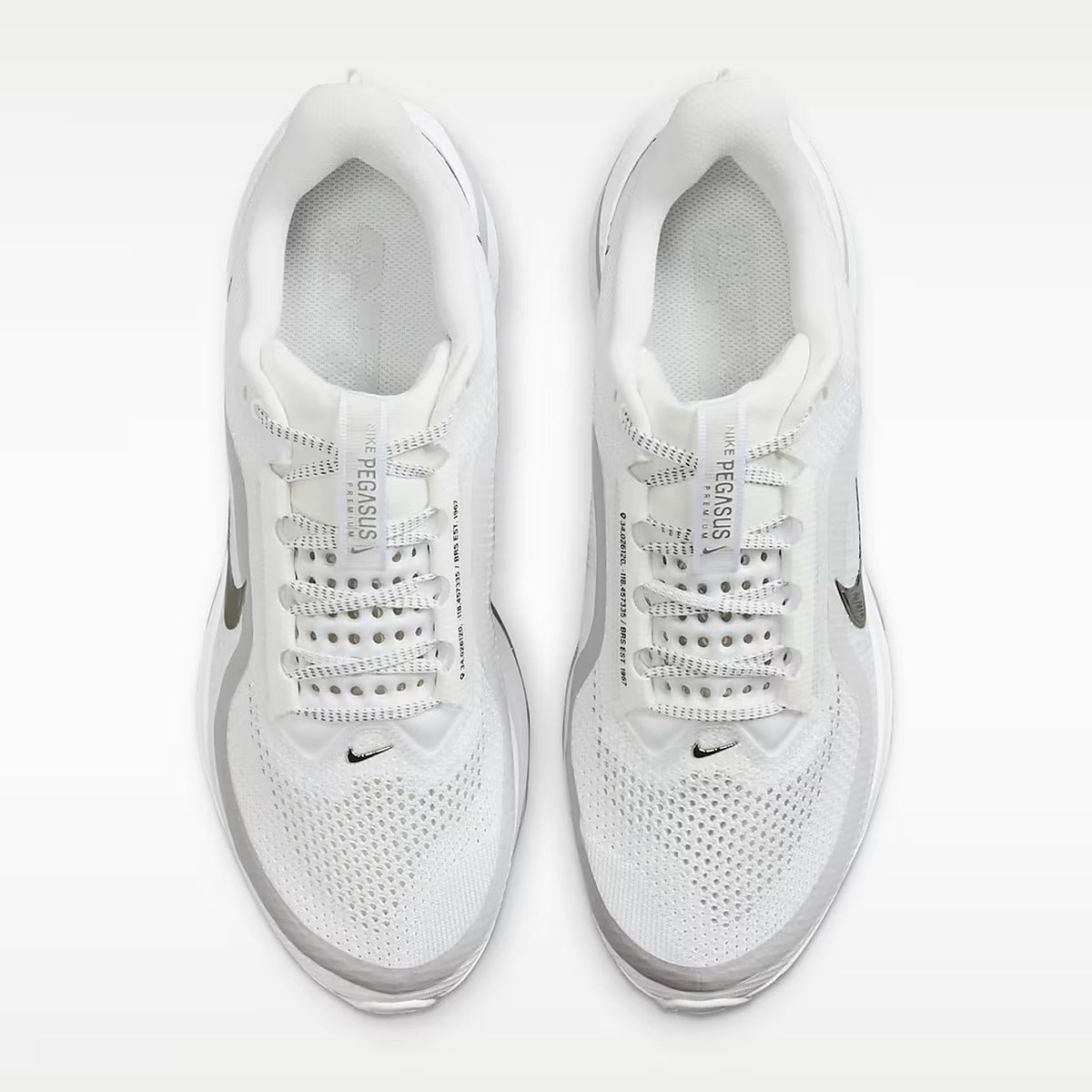 White/Metallic Silver