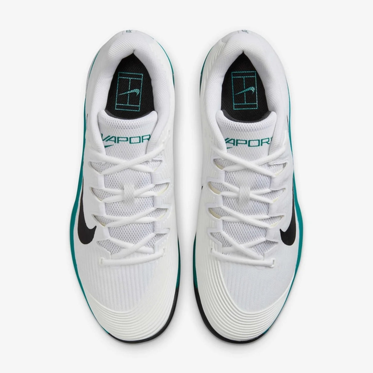 White / Radiant Emerald