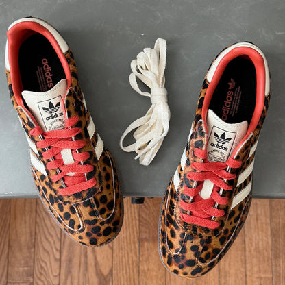 AD Samba Women's Red Leopard Sneakers