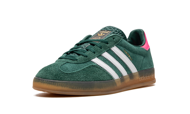 AD Gazelle Indoor Collegiate Green Lucid Pink
