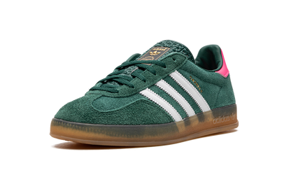 AD Gazelle Indoor Collegiate Green Lucid Pink