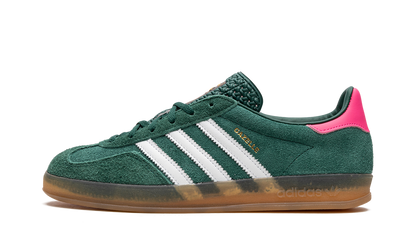 AD Gazelle Indoor Collegiate Green Lucid Pink