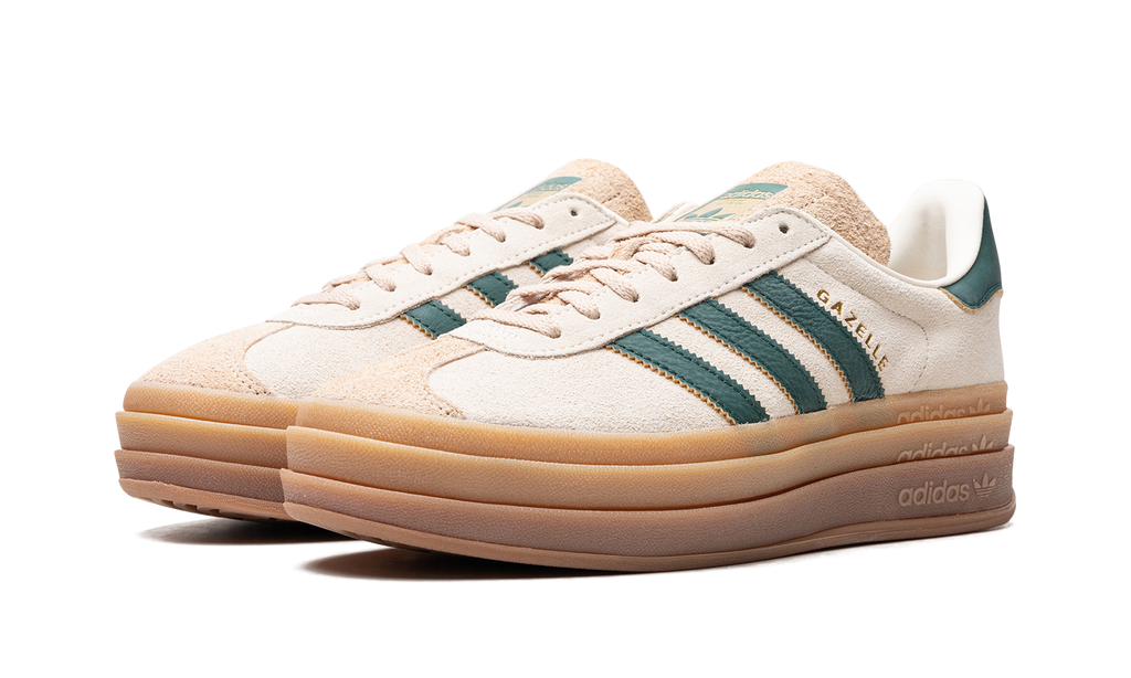 AD Gazelle Bold Magic Beige Collegiate Green