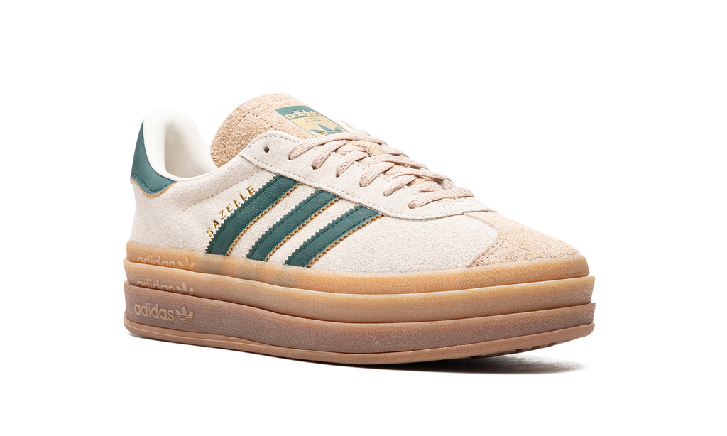 AD Gazelle Bold Magic Beige Collegiate Green