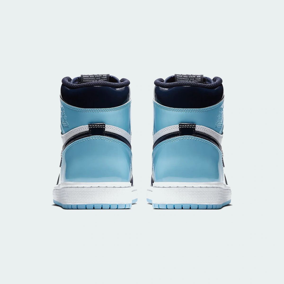 Navy / Light Blue Patent